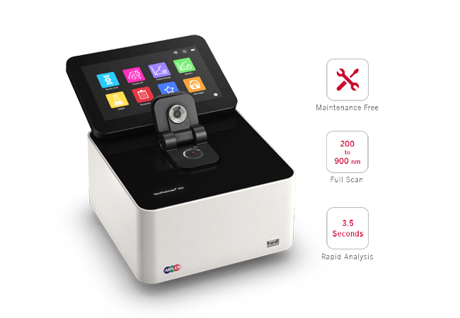 implen, nanophotometer, spectrophotometer, nanodrop alternative, nano drop, maintenance-free-spectrophotometer