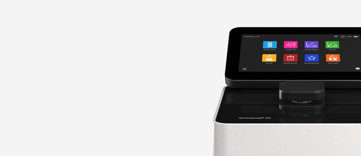 implen, nanophotometer, spectrophotometer, map