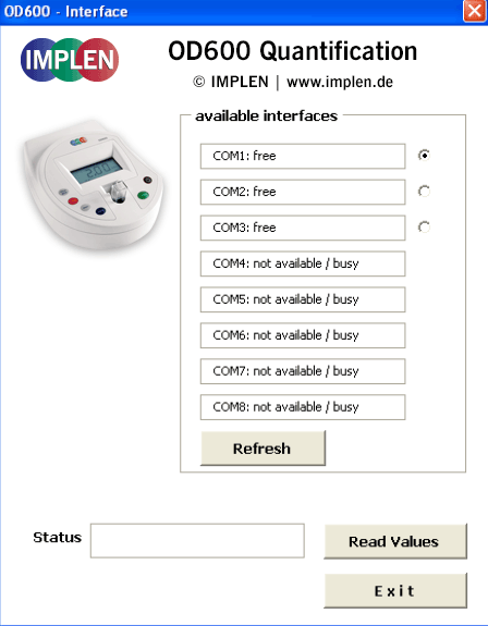 OD600-DiluPhotometer-Software