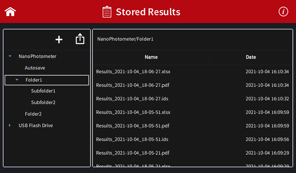 UV-Vis-Spectrophotometer-Data-Management-File-Directory-NPOS-Software-stored-results