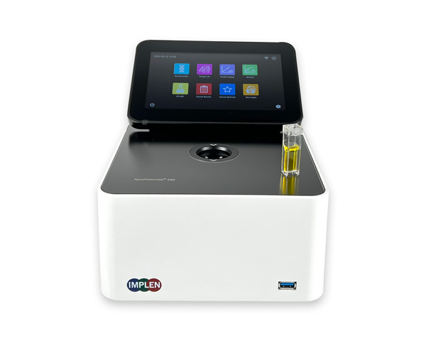 Implen-C40-UV-Vis-spectrophotometer-nanovolume-cuvette-nanodrop-alternative-made-in-germany-white600