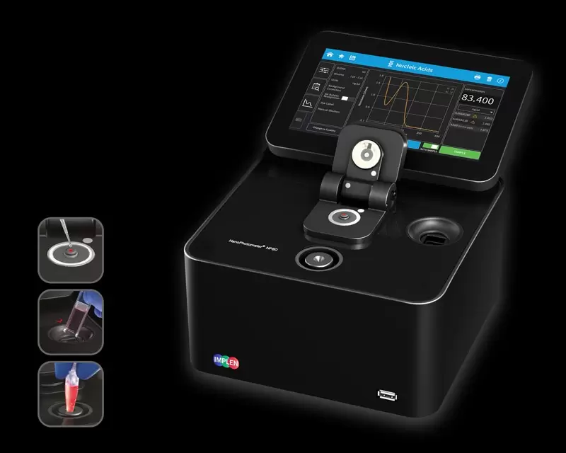 NP80-vortex-cuvette-implen-UV-Vis-nano-volume-spectrophotometer-leading-nanodrop-alternative-nanophotometer-icons