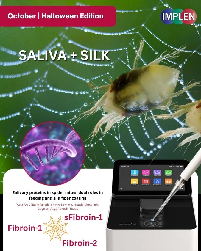 saliva-silk-feeding-silk-fiber-coating-UV-Vis-spectrophotometer-journal-club